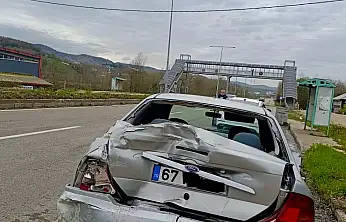 Bartın terminal yolunda kaza