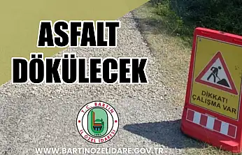 Bozuk yola sıcak asfalt dökülecek