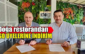 Doğa restorandan TSO üyelerine indirim