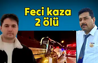 Feci otobüs kazası, 2 ölü