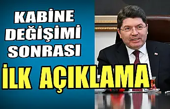 Görev değişimi sonrası Tunç'tan açıklama