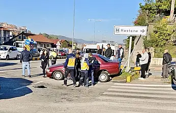 Hastane altında kaza