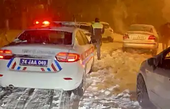 Kar keyfinde tepki çeken olay