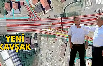 Kavşak düzenlemesi yapılıyor