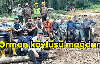 Kumluca'da orman köylüsü mağdur