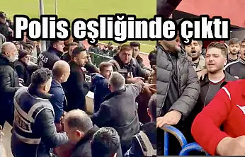 Maç bitti, tribünler karıştı