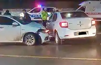 Orduyeri köprüsü altında kaza