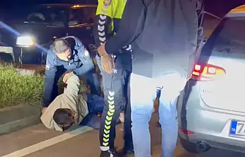 Polis ekiplerini peşine taktı