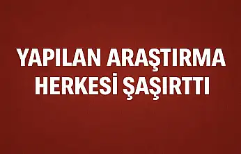 Şoke eden araştırma