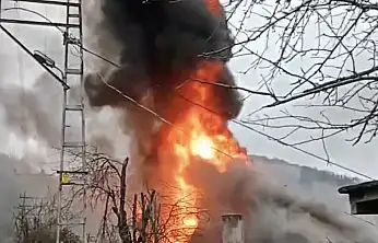 Son dakika, köyde yangın çıktı