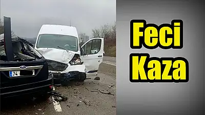 Bartın-Çaycuma yolunda feci kaza: 1 Ölü