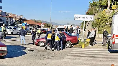 Hastane altında kaza