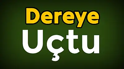Motosiklet dereye uçtu