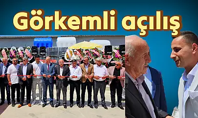 Akalın İnşaat satış deposu hizmete açıldı