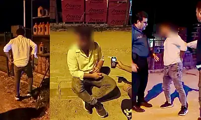 Ayakta duramayan sürücü yakalandı
