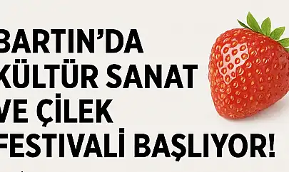 Bartın'da Çilek Festivali Başlıyor!