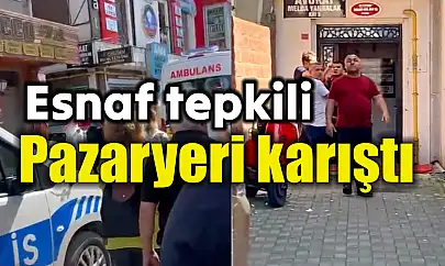 Bartın'da Pazaryerinde Gerginlik