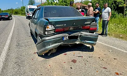 Bartın'da zincirleme kaza