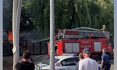 Bartın Yalı'da Yangın paniği
