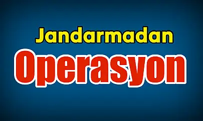 Jandarmadan Operasyon: 1 Tutuklama