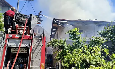 Kozcağız'da korkutan yangın