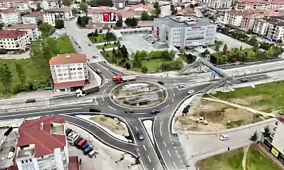 Valilik yanındaki Akıllı Kavşak tamamlandı