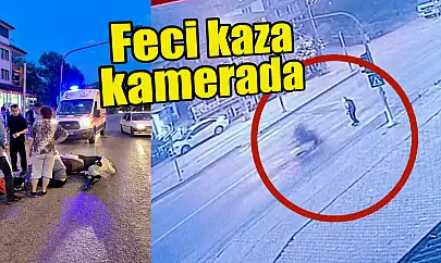 Yaya geçidinde feci kaza