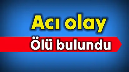 Bartın'da acı olay