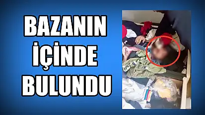 Bazanın içinde yakalandı