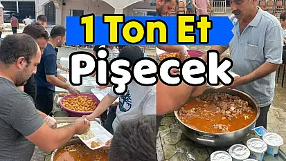Bayramda Zafer köyünde 1 ton et pişecek