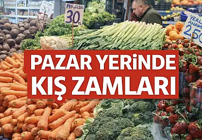 Pazarda kış zamları