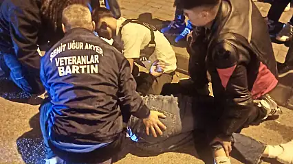 Bartın'da motosikletli kaza