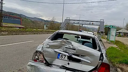 Bartın terminal yolunda kaza