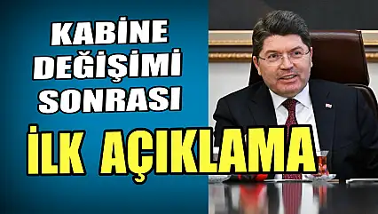 Görev değişimi sonrası Tunç'tan açıklama