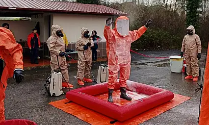 AFAD'dan kimyasal alarm tatbikatı