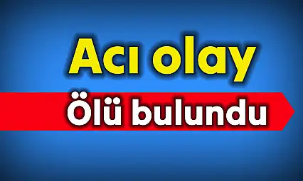 Bartın'da acı olay