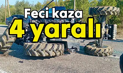 Bartın'da Zincirleme Kaza: 4 Yaralı