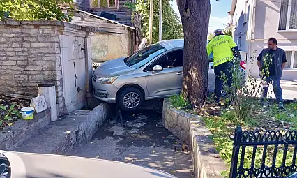 Çeşme bahçesine girdi