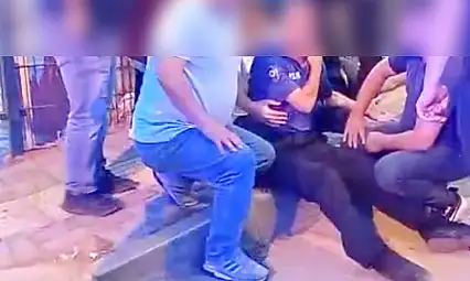 Çocuk parkında kavga, polis yaralandı