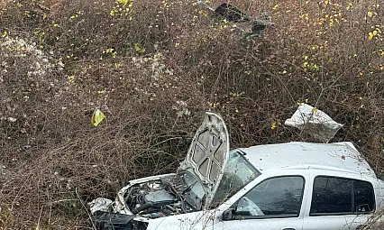 Feci kazada Karşı şeride geçti