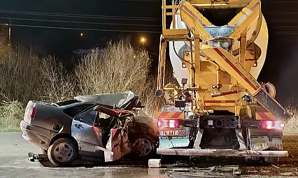 İnkumu yolunda feci kaza