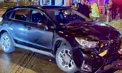 Organize Kavşağında feci kaza