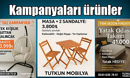 Tutkun mobilyada indirimli ürünler