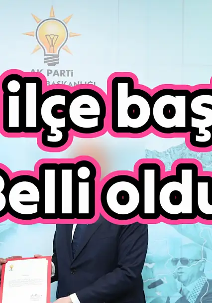 Merkez İlçe Başkanlığı'na Yeni Atama