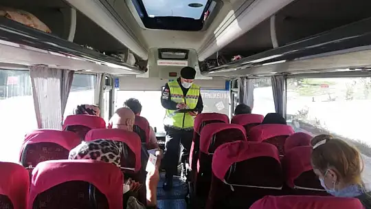 Toplu ulaşım araçlarında koronavirüs denetimi