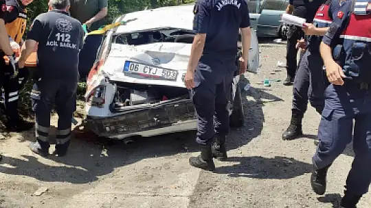 Bartın Çaycuma yolunda feci kaza!!!
