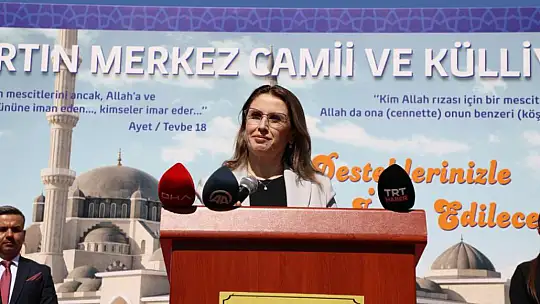 Merkez caminin temeli törenle atıldı