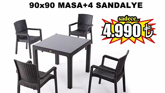 Tutkun Mobilyadan bahçe takımları