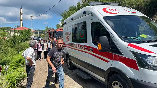 Patpat şarampole yuvarlandı