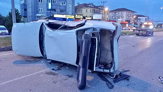 Takla atarak karşı şeride geçti